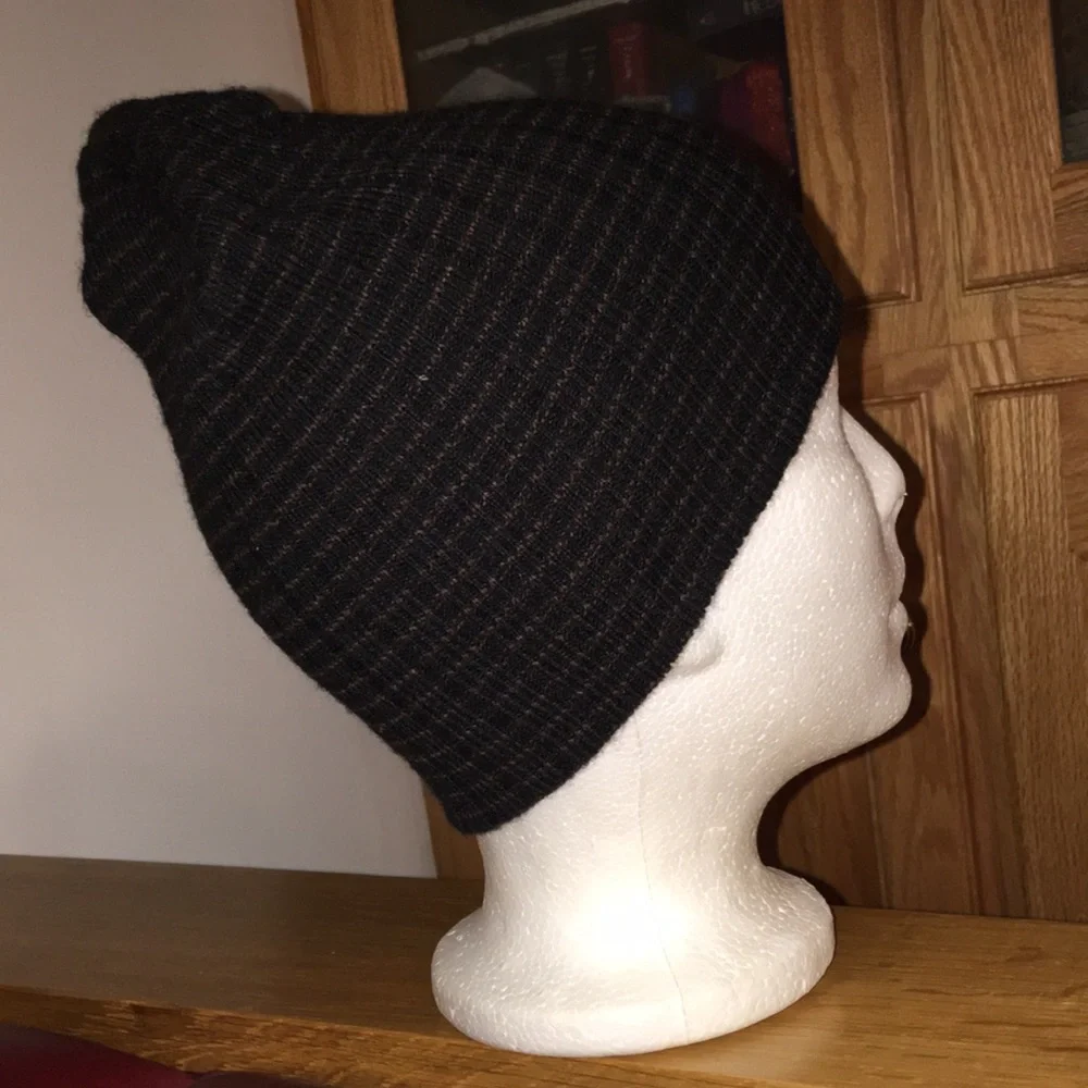 Vintage 90s PRADA Sport ribbed knitted beanie hat unisex